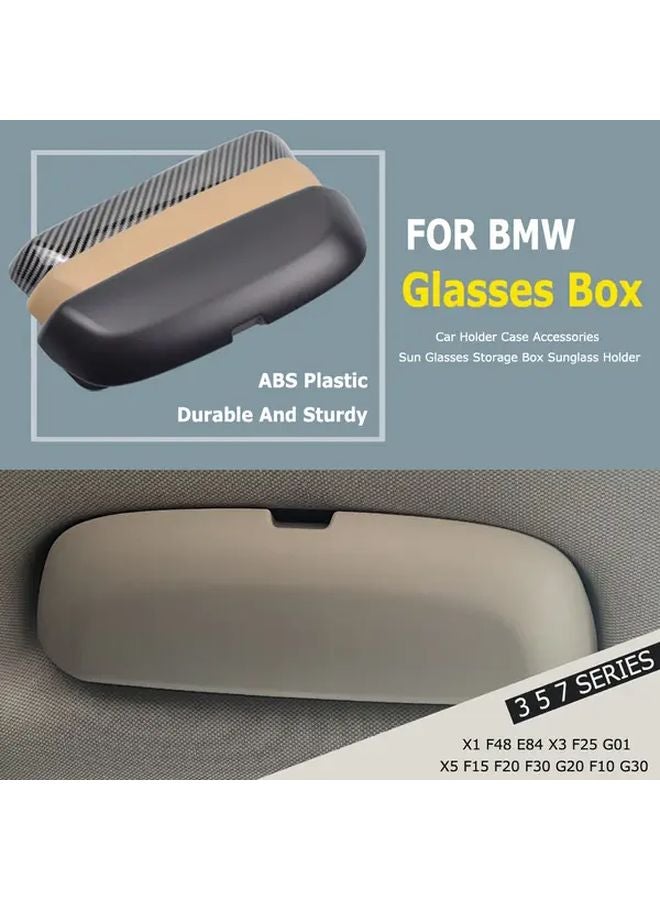 Beige Glasses Case Storage Rack Holder For BMW 1 2 3 5 Series E90 F30 F10 F48 - Image 3